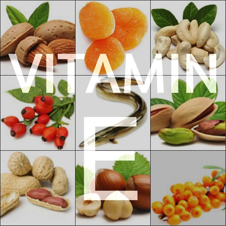 Products containing vitamin E help to increase male potency