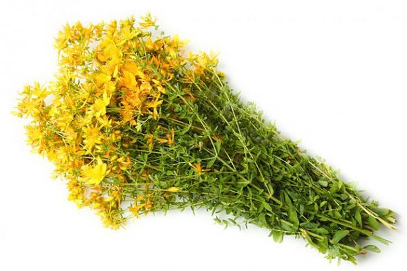 St. John's wort, which helps increase the potency of middle-aged men