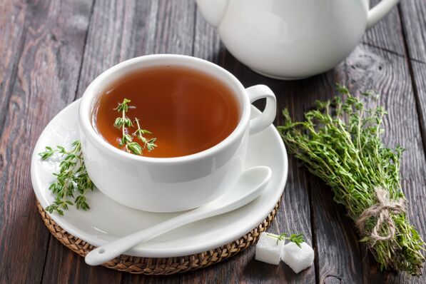 The use of thyme tea to increase male potency